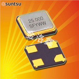 SXT22412DD07-37.400M|SUNTSU進口晶振|2520mm|37.4MHz