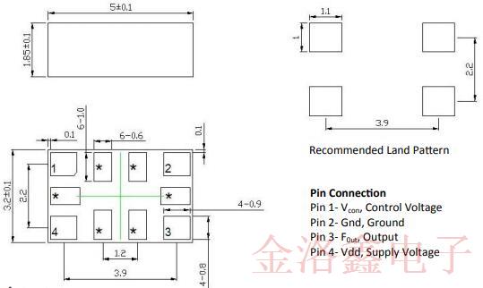 FCD-Tech高穩定數字補償TCXO振蕩器產品應用與電氣特性