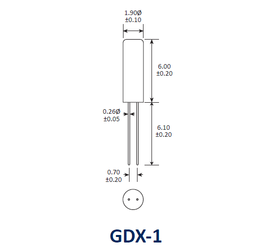32.768KHZ進口諧振器,6019圓柱音叉表晶,GDX-1晶振