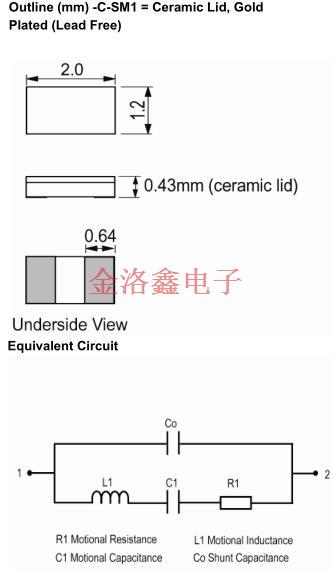 CX16-AT兩腳貼片晶體,IQD英國(guó)晶振,24.0MHz-CX16-AT-C-SM-100/100晶振